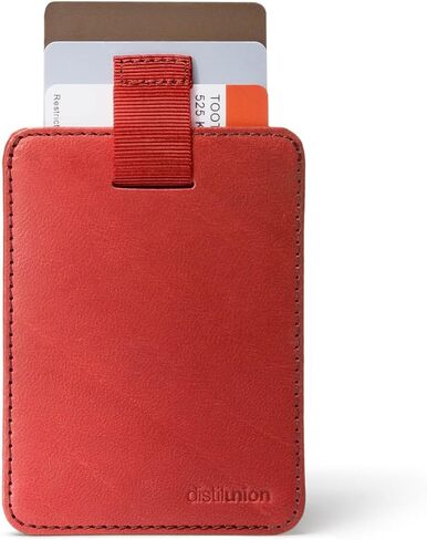 ديتيل يونيون والي كم | محفظة رفيعة من الجلد الطبيعي وحامل بطاقات الائتمان | جيب MagLock، وصول بشريط السحب، حماية RFID in Kuwait