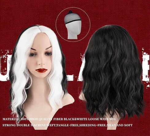 Cizoe Cruella Deville Costume Women Accessories,Halloween Red Gloves Costume,Necklace,Bracelet for 1920s Accessories(A-Gloves set) in Saudi Arabia