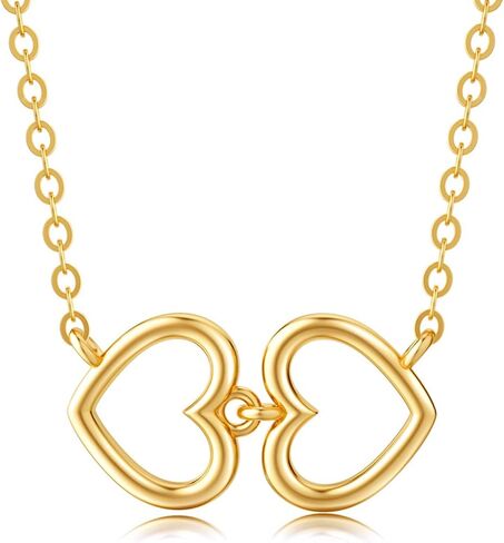 Blocaci 14K Gold Sun Necklaces for Women with Moissanite Sun Pendant Necklace, 16''-18'' in Saudi Arabia