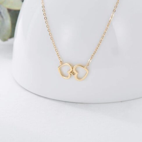 Blocaci 14K Gold Sun Necklaces for Women with Moissanite Sun Pendant Necklace, 16''-18'' in Saudi Arabia