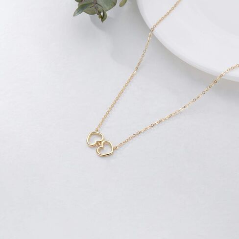Blocaci 14K Gold Sun Necklaces for Women with Moissanite Sun Pendant Necklace, 16''-18'' in Saudi Arabia