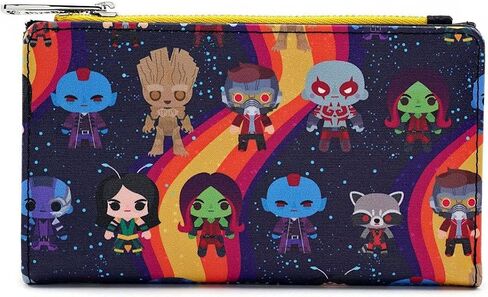 Loungefly x Marvel Guardians of the Galaxy Chibi Print Flap Wallet in Saudi Arabia