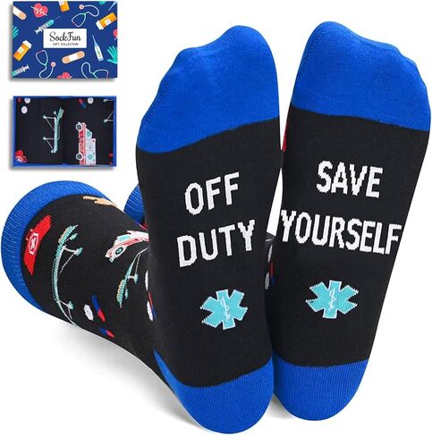sockfun Gifts For Nurse Doctor EMT Optometrist Veterinarian, Funny Nurse Doctor Assistant Vet Tech Socks in Saudi Arabia
