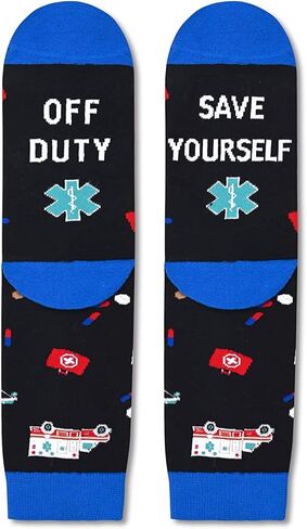 sockfun Gifts For Nurse Doctor EMT Optometrist Veterinarian, Funny Nurse Doctor Assistant Vet Tech Socks in Saudi Arabia