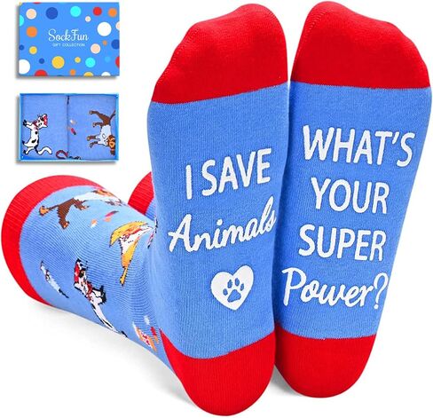 sockfun Gifts For Nurse Doctor EMT Optometrist Veterinarian, Funny Nurse Doctor Assistant Vet Tech Socks in Saudi Arabia