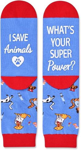sockfun Gifts For Nurse Doctor EMT Optometrist Veterinarian, Funny Nurse Doctor Assistant Vet Tech Socks in Saudi Arabia