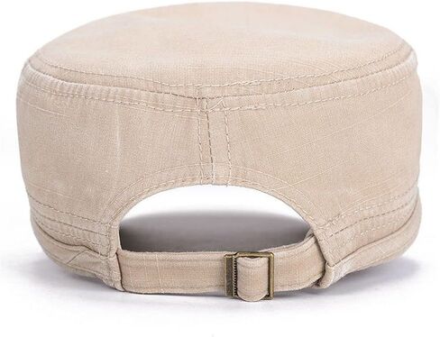 قبعات مسطحة علوية، قبعة جيش قطنية، قبعة بيسبول للشمس، قبعة ربيع وصيف قابلة للتنفس للرجال والنساء (بيج) in Kuwait