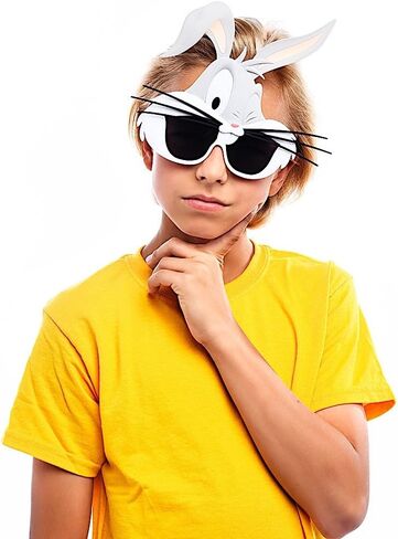 Sun-Staches Looney Tunes Sunglasses | Bugs, Taz or Marvin Costume Accessory | UV 400 | One Size Fits Most in Saudi Arabia