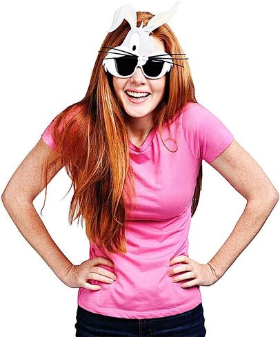 Sun-Staches Looney Tunes Sunglasses | Bugs, Taz or Marvin Costume Accessory | UV 400 | One Size Fits Most in Saudi Arabia