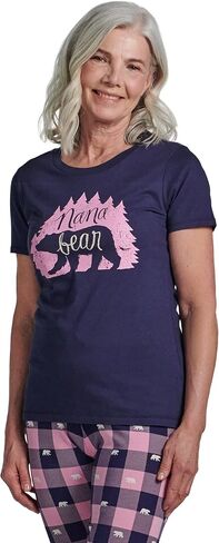 Women's Short Sleeve Pajama Top in Saudi Arabia