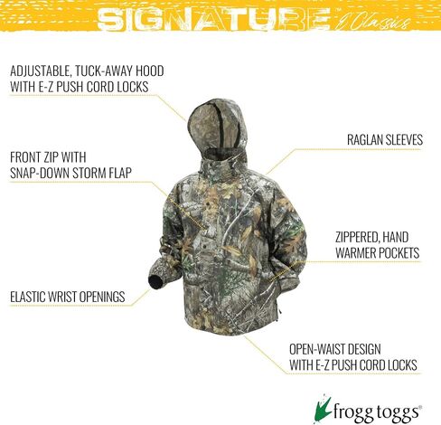 FROGG TOGGS Men's Classic Pro Action Waterproof Breathable Rain Jacket in Saudi Arabia