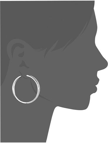 Michael Kors Silver-Tone Hoop Earrings for Women; Huggie Earrings for Women; Stainless Steel Earrings; Jewelry for Women in Saudi Arabia