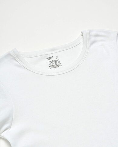 Reebok Girls' Undershirt - 3 Pack/6 Pack Cotton Short Sleeve Crew Neck White Shirt - Girls Cotton T-Shirts (Toddlers/Girls) in Saudi Arabia
