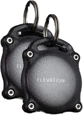 Elevation Lab TagVault Ghost - حافظة سلسلة المفاتيح AirTag المقاومة للماء مع حلقة مفاتيح من التيتانيوم | سلسلة جوست (4 عبوات) in Kuwait