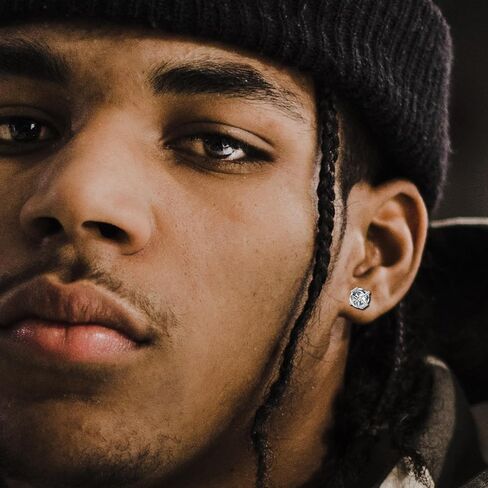 Jstyle 4 Pairs Stainless Steel Mens Womens Magnetic Stud Earrings Non-piercing CZ 4-7MM in Kuwait