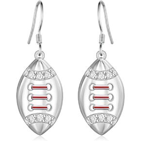 Football/Golf/Volleyball Earrings 925 Sterling Silver Sports Earrings for Women Sports Gifts for Girls