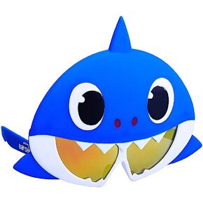 Sun-Staches Baby Shark Child Sunglasses|Daddy, Mommy or Baby Shark Costume Accessory |UV 400 |One Size Fits Most Kids