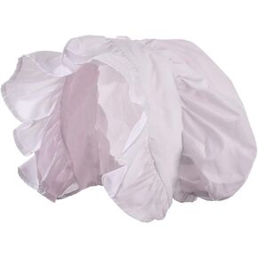 BLESSUME White Women's Mob Cap Colonial Mob Hat Costume Accessory