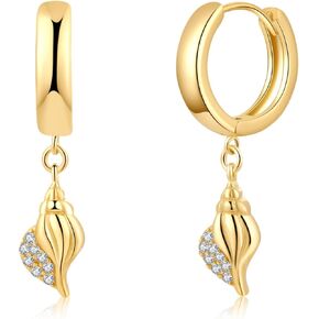 ToHeart Gold Dangle Earrings for Women Sun Hoop Earrings For Women Small Gold Hoop Earrings