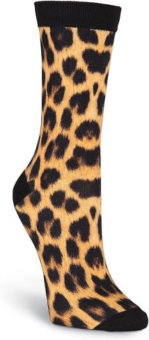 K. Bell Women's Fun Patterns & Designs Crew Socks-1 Pairs-Cool & Cute Novelty Gifts in Kuwait