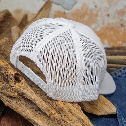 WHISKEY BENT HAT CO. Whiskey Ranch Cattle Co. Classic Round Patch Adjustable Snapback Trucker Hat in Saudi Arabia