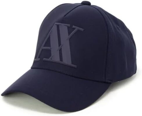 Armani Exchange Men's 3D Rubber Ax Tonal Logo Hat in Saudi Arabia