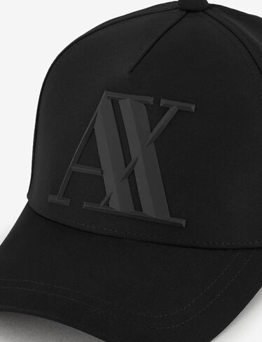 Armani Exchange Men's 3D Rubber Ax Tonal Logo Hat in Saudi Arabia