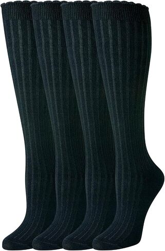 Amazon Essentials Women's Casual Cotton Knee High Socks, 4 Pairs in Saudi Arabia