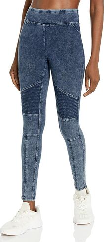 Andrew Marc Women's High Waist Faux Denim Full Length Legging, Regular and Plus Sizes in Saudi Arabia
