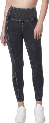 Andrew Marc Women's High Waist Faux Denim Full Length Legging, Regular and Plus Sizes in Saudi Arabia