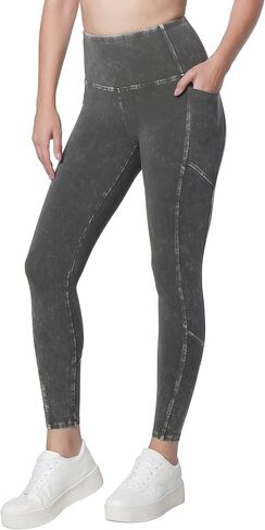 Andrew Marc Women's High Waist Faux Denim Full Length Legging, Regular and Plus Sizes in Saudi Arabia
