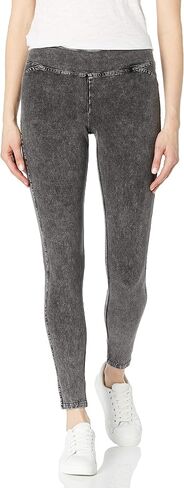 Andrew Marc Women's High Waist Faux Denim Full Length Legging, Regular and Plus Sizes in Saudi Arabia
