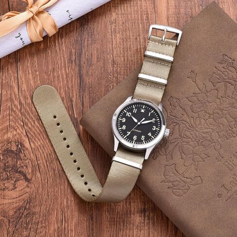 Military Ballistic Nylon Watch Strap - Seat Belt Choice of Color 20mm or 22mm for Men Women in Kuwait