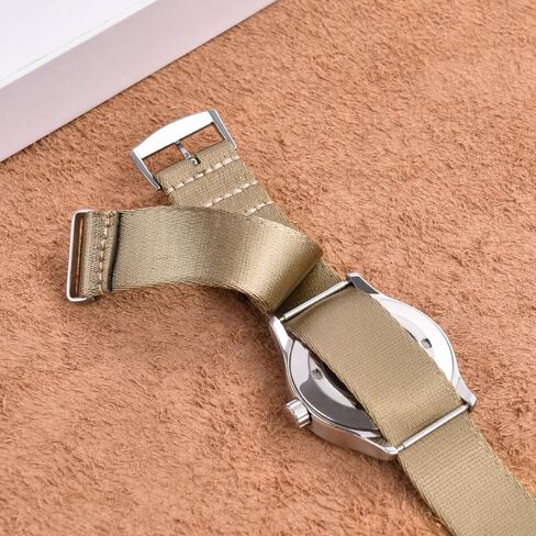 Military Ballistic Nylon Watch Strap - Seat Belt Choice of Color 20mm or 22mm for Men Women in Kuwait
