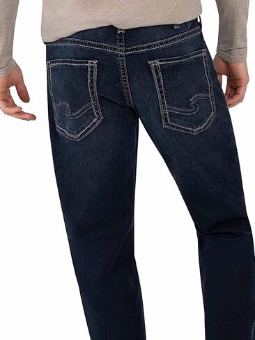 Silver Jeans Co. Men's Zac Relaxed Fit Straight Leg Jeans in Saudi Arabia