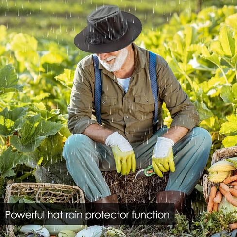 Funtery 10 Pcs XXL Cowboy Hat Cover Cowboy Hat Rain Covers Plastic Hat Covers Cowboy Hat Protectors Keep from Rain Snow Dust in Saudi Arabia