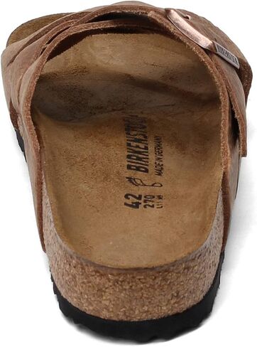 Birkenstock Women's Soft Footbed Arizona SFB Blu Oil LTR N in Saudi Arabia