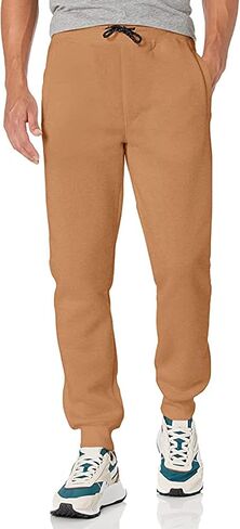 WT02 Men's Active Basic Fleece Joggers, Relaxed and Comfortable Sweatpants in Kuwait