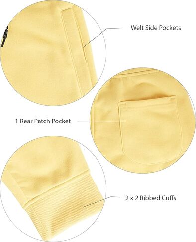 WT02 Men's Active Basic Fleece Joggers, Relaxed and Comfortable Sweatpants in Kuwait