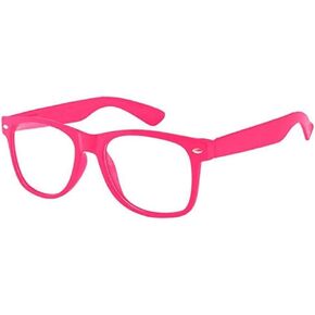 Kids Nerd Glasses Clear Lens Geek Fake Eyeglasses for Girls Boys Eyewear Age 4-12
