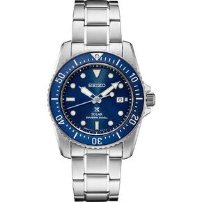 SEIKO Solar Dive Watch for Men - Prospex Collection - LumiBrite Hands - Water Resistant 200M