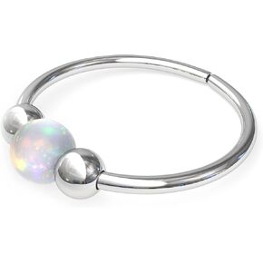 Tiny Nose Hoop Piercing - Small Nose Hoop for Women - Handmade Artifical Jewelry