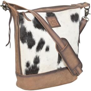 STS Ranchwear Womens Mailbag Tornado/Cowhide Leather Tote Bag