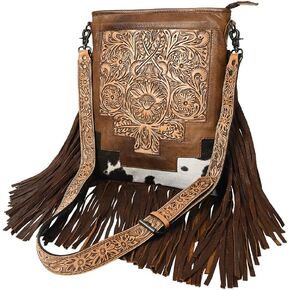 American Darling Tooled Painted Crossbody