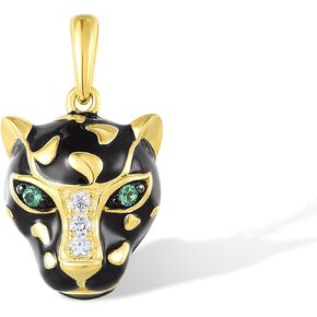 Santuzza 925 Sterling Silver Animal Gemstone Pendant for Women