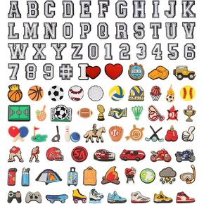 Cute Kawaii Sports Shoe Charms 30~100 PCS Teens Girls Boys Kids Decoration Party Gifts Accessories Charms in Kuwait