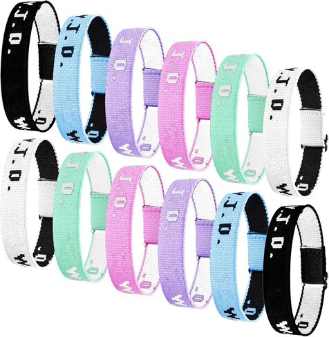 12Pcs WW Bracelets JD Jesus Bracelets Multiple Color Options for Boy and Girl, Man and Women in Saudi Arabia