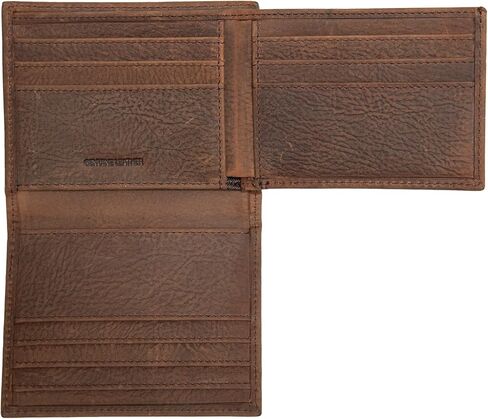 Lucky Brand Men's Embossed Trifold and L-fold Wallet in Saudi Arabia
