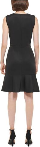 DKNY Sleeveless Ruffled Dress with Zipper Detail in Saudi Arabia