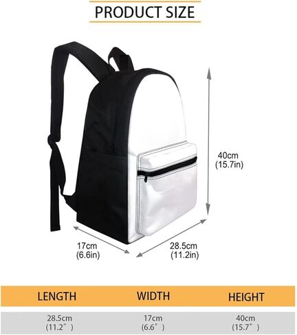 Cute Bee Causal Backpack School Camp Rucksack with Lunch Box Bag,Pencil Case 3 in 1 Backpack Set in Kuwait